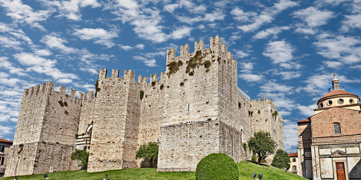 Castello dell’Imperatore and church Santa Maria delle Carceri in