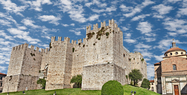 Castello dell’Imperatore and church Santa Maria delle Carceri in